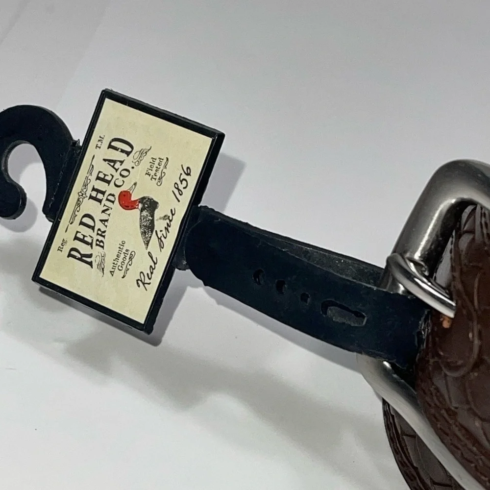 redhead full grain buffalo brown belt size 34